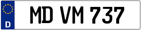 Truck License Plate